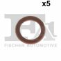 Прокладка турбины BMW X1 (E84)/X3 (F25) 11-17 N20 B20 (к-кт 5шт), фото 3 - интернет-магазин Auto-Mechanic