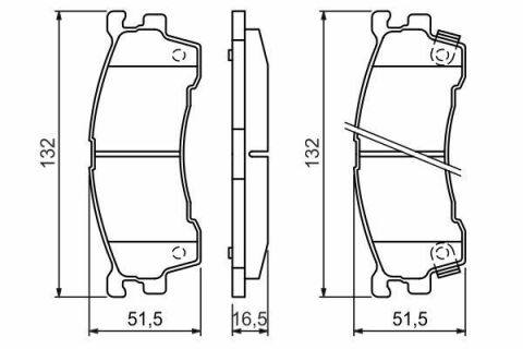 Колодки гальмівні (передні) Mazda 626 IV/V 91-02/MX-6 92-97/Ford USA Probe 93-98