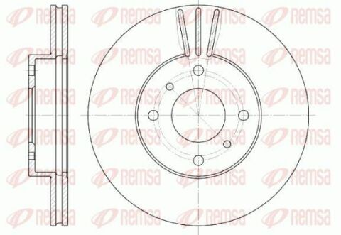 NISSAN Диск тормозной передн.Almera,Primera 96-