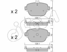 Комплект тормозных колодок, дисковый тормоз Комплект тормозных колодок, дисковый тормоз