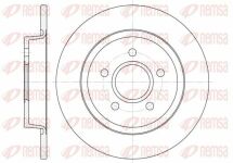 Гальмівний диск задн. FORD C-max (16&amp;quot;) (280*10,9)