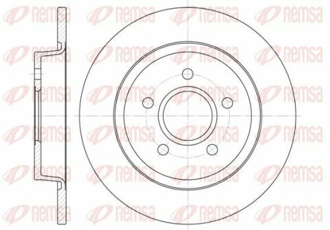 Тормозной диск задн. FORD C-max (16&amp;quot;) (280*10,9)