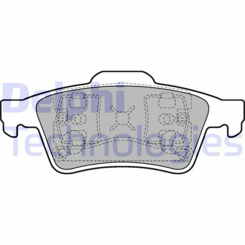 Колодки гальмівні (задні) Ford Connect 02-/Opel Vectra C/Renault Laguna/Megane 01- (Continental)