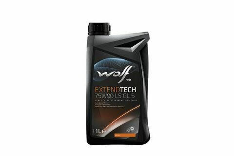 Трансмиссионное масло WOLF EXTENDTECH 75W-90 LS GL 5, 1 литр