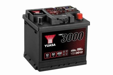 Yuasa 12V 52Ah SMF Battery YBX3012 (0)