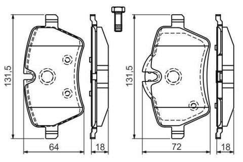 Колодки гальмівні (передні) Mini (R50/R53/R56/R59) 03-15