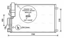 Конденсатор кондиционера QASHQAI 1.5, 2.0 06-13 NISSAN Конденсатор кондиционера QASHQAI 1.5, 2.0 06-13 NISSAN