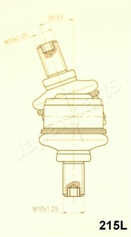 JAPANPARTS TOYOTA Тяга стабилизатора CAMRY 96- лев. передн.