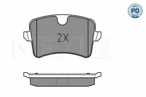 Тормозные колодки (задние) Audi A4/A5/Q5 07- (с датчиком) (TRW)