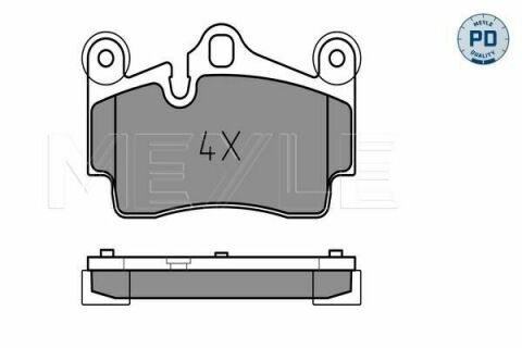 Колодки гальмівні (задні) Audi Q7/VW Touareg 2.5D-6.0D 02-