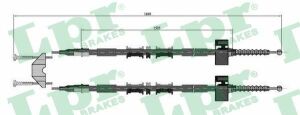 Трос ручного гальма Opel Zafira A 1,6-2,2 99-05
