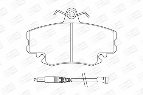 Тормозные колодки передние Logan,Sandero,Dacia Solenza,Peugeot 205-309,R11-25 RENAULT