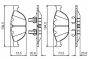 Колодки гальмівні (передні) BMW 5 (E60)/6 (E63)/7 (E65/E66/E67) 04- M57/M67/N62/N73/S85, фото 16 - інтерент-магазин Auto-Mechanic