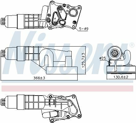 MB SLK-CLASS W 172 (11-) SLK 200 Масляный радиатор