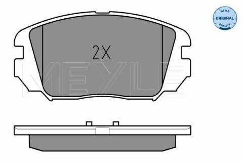 Колодки гальмівні (передні) Hyundai Sonata 04- (Mando)