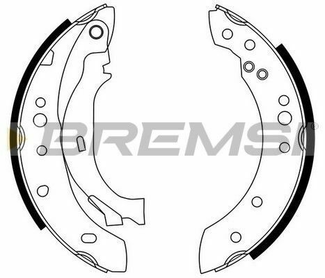 Тормозные колодки зад. Citroen C2/C3 02- (TRW)