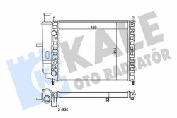 KALE FIAT Радиатор охлаждения Brava,Marea 1.4/1.6