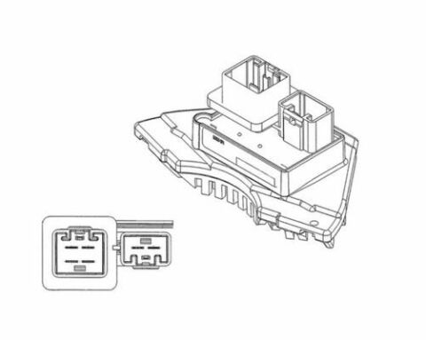 Реостат вентилятора обогревателя VOLVO S60/S70/S80/V70/XC90 2.0-4.4 97-14