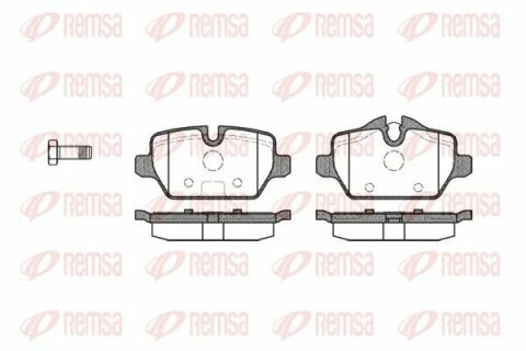 Тормозные колодки задн. BMW E87(1-serie), E90(3-serie)