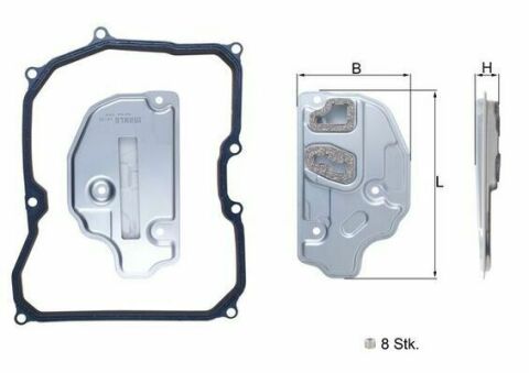 Фильтр АКПП Skoda Fabia/Octavia II/Roomster/VW Golf/Polo 1.4-2.0 TDI 04- (с прокладкой) (6 ступеней)