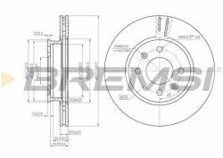 Гальмівний диск перед. Hyundai Getz 02-10 (256x19)