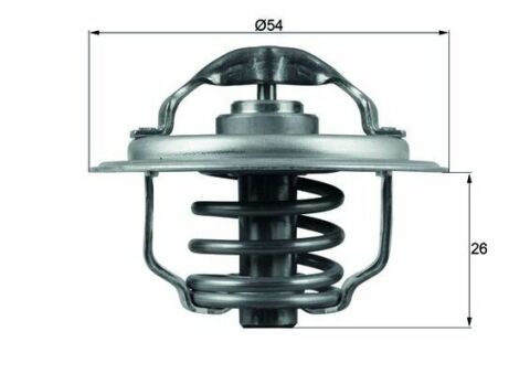 Термостат VW T5 1.9TDI 03-09/Golf/Jetta/Passat 2.0TDI 03-13 (87°C)