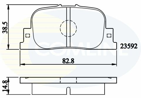 CBP01172 Comline - Тормозные колодки для дисков