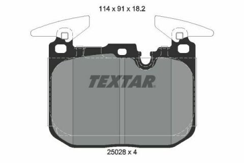 Колодки тормозные (передние) BMW 1 (F20/F21)/ 3 (F30/F31/F34)/ i8 (I12) 11- (Brembo)