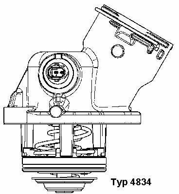 Термостат MB C-class (W203/W204)/E-class (W211/S211/S212) 2,5-3,5 04- (100°C)