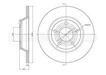 Диск тормозной передний A4 1.6/1.9TDI 11/94-VW Диск тормозной передний A4 1.6/1.9TDI 11/94-VW