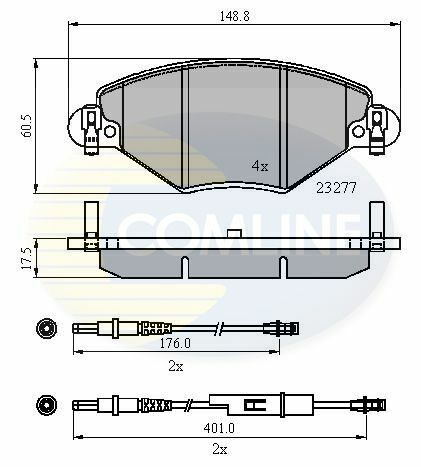 CBP21120 Comline - Тормозные колодки для дисков