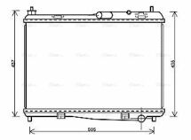 Радіатор охолодження b-max, fiesta vi 1.25/1.4 08-