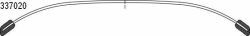 Передня ресора Sprinter 208-316/LT 28/35 (метал. однолистова)16мм (110/650/650)