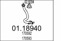 Прийомна труба вихлопної системи Прийомна труба вихлопної системи