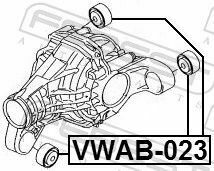 Сайлентблок дифференциала (подушки) Audi Q7/Touareg 03-15