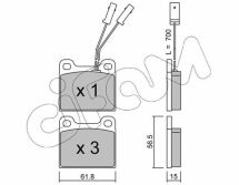 Тормозные колодки Audi 75/80/100 (77-95)