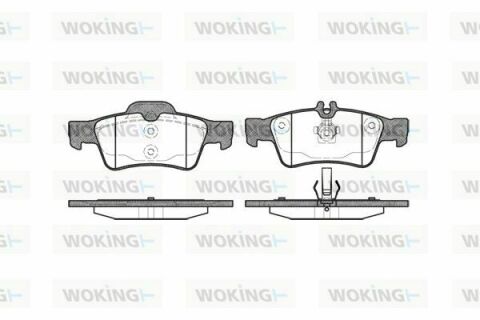 Гальмівні колодки зад. MB E/S-class (W211/W212/W220/W221) 99- Гальмівні колодки зад. MB E/S-class (W211/W212/W220/W221) 99-