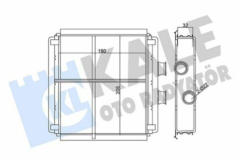 KALE DB Радиатор отопления W204,E212