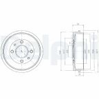 Гальмівний барабан Punto