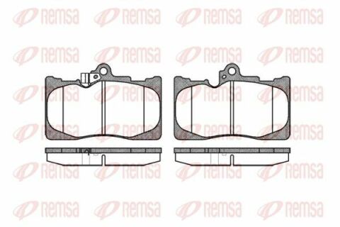 TOYOTA Тормозные колодки передн. Lexus GS 05-