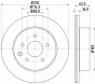 NISSAN Гальмівний диск задн. вентил.X-Trail, Qashqai, Renault Koleos, фото 4 - інтерент-магазин Auto-Mechanic