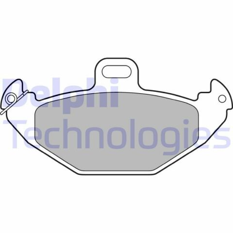 Гальмівні задні колодки Laguna I, Espace III 94-00 (система Brembo) RENAULT