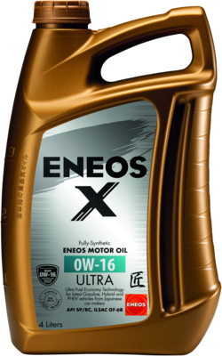 Моторна олива ENEOS X 0W-16 ULTRA, 4 літри Моторна олива ENEOS X 0W-16 ULTRA, 4 літри