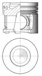 Поршень BMW 3 (E90-93)/5 (E60/E61)/X3 (E83) 2.0D 04-13 (84.0mm/STD)