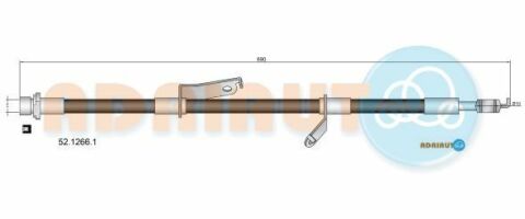 Гальмівний шланг передній лівий COROLLA 12- TOYOTA