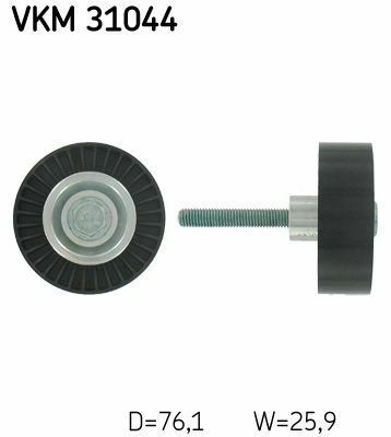 Ролик генератора VW Passat B6/B7/Gplf V-VI/Audi A3 1.4-1.6FSI (паразитний) (76х26)