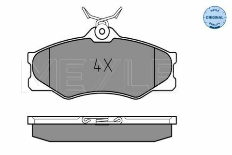 Колодки гальмівні (передні) VW T3 1.6D-2.4D 75-96