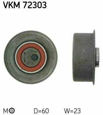 SKF NISSAN Натяжний ролик Primera 2,0D 91-94/SUNNY 2,0D 11/90-