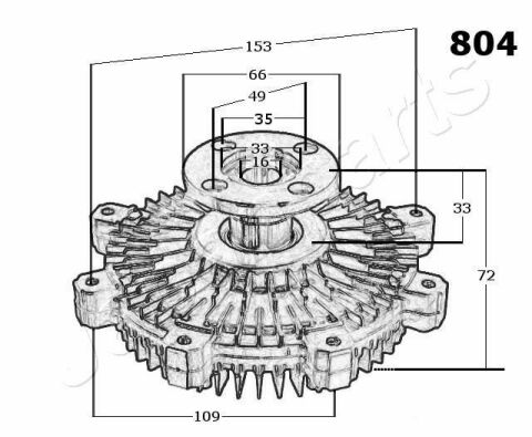 SUZUKI Віскомуфта Grand Vitara 2,0-2,5 -03 SUZUKI Віскомуфта Grand Vitara 2,0-2,5 -03
