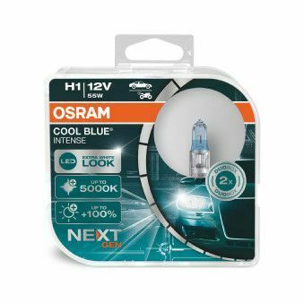 Лампа галогенная H1 12V 55W OSRAM Cool Blue Intense Nex Gen +100% 5000K (2шт)